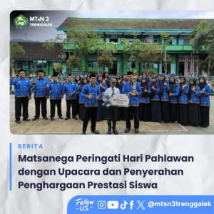 Matsanega Peringati Hari Pahlawan dengan Upacara Khidmat dan Apresiasi Murid Berprestasi